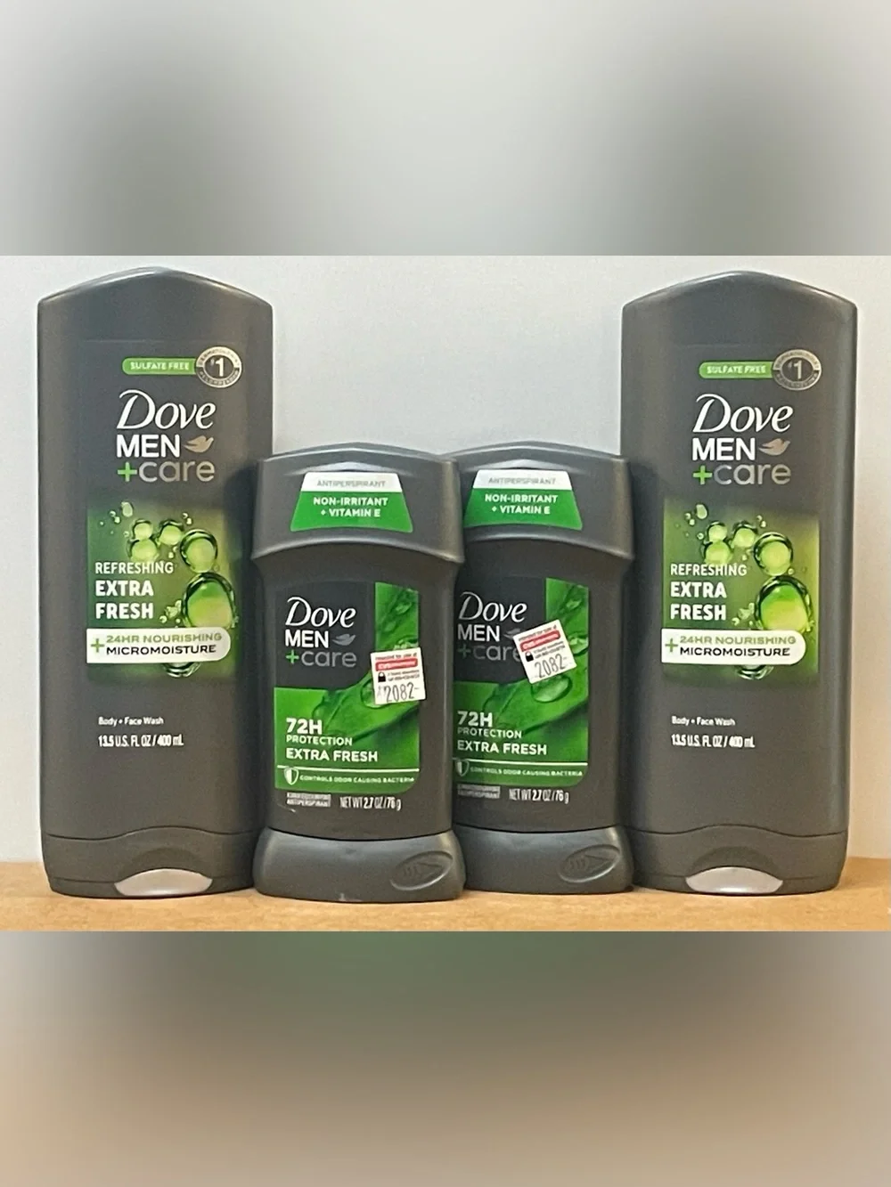 Dove Men+Care Extra Fresh Body Wash & Antiperspirant/Deodorant Set